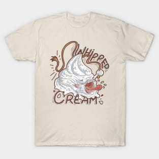 Whipped Cream pun character T-Shirt